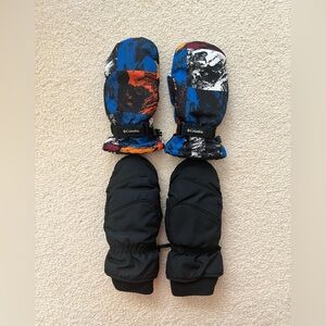Columbia and Hotfingers Kids Mittens